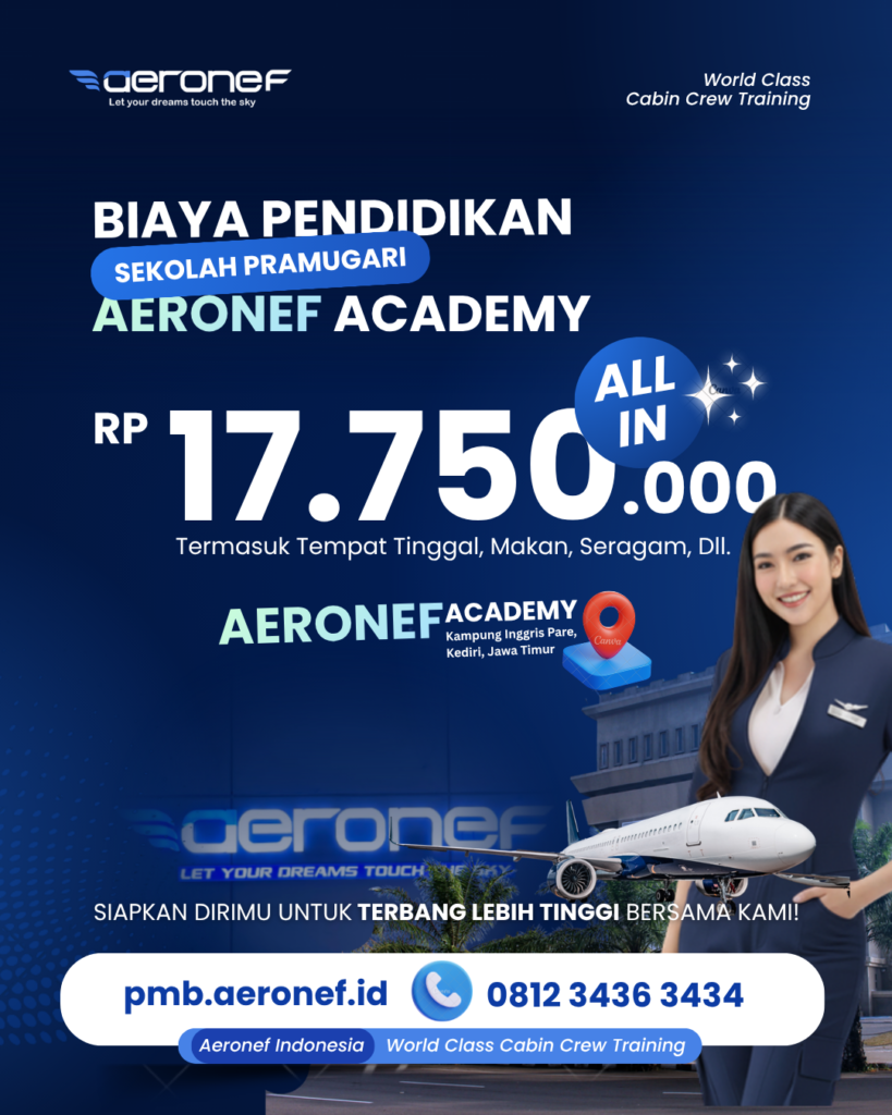 Biaya Sekolah Pramugari Jawa Timur