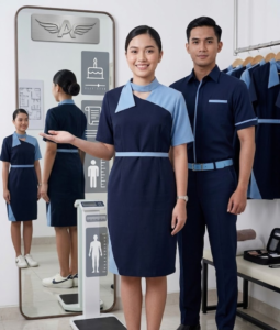 peamugari sedang menunjukkan Syarat Masuk Sekolah Pramugari Terbaru: Apa Saja yang Perlu Disiapkan?