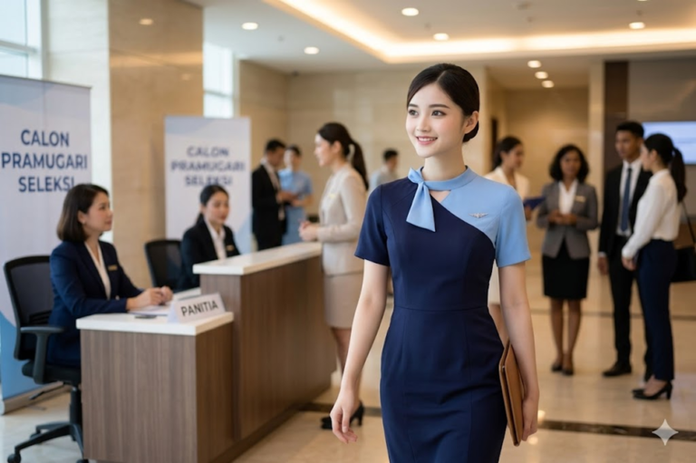 First impression seleksi pramugari dengan attitude positif