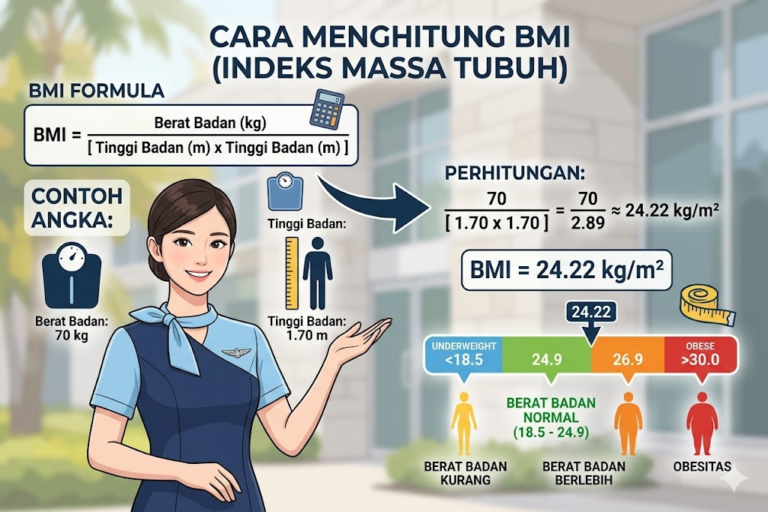 Cara menghitung BMI untuk pramugari